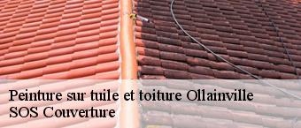 Peinture sur tuile et toiture  ollainville-91290 SOS Couverture