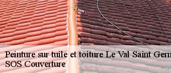 Peinture sur tuile et toiture  le-val-saint-germain-91530 SOS Couverture