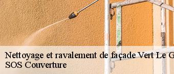 Nettoyage et ravalement de façade  vert-le-grand-91810 SOS Couverture