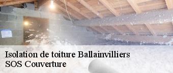 Isolation de toiture  ballainvilliers-91160 SOS Couverture